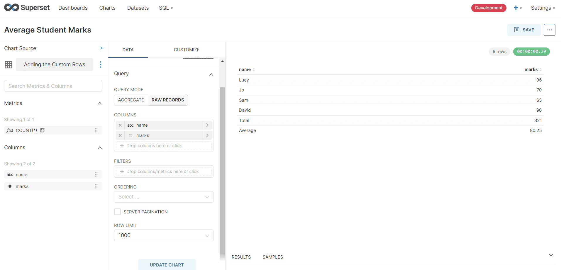 apache-superset-how-to-add-a-custom-row-to-a-table-chart-with-sql